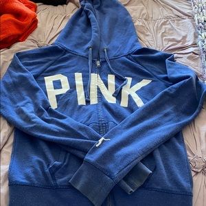 PINK zip up hoodie